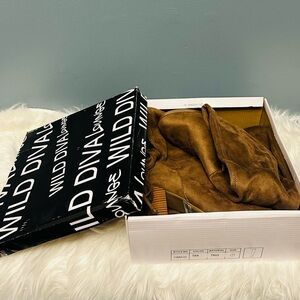 Wild Diva Tan Ankle Boots